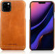 Pierre Cardin Handyhülle Apple iPhone 11 Pro Braunes Echtes Leder