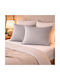 First Choice Σετ Μαξιλαροθήκες Grey (ash) 50x70εκ.