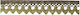 Lace Lasse Geometric Pattern Pointed Edge Copper Gold Medium Width 2cm Price Per Meter