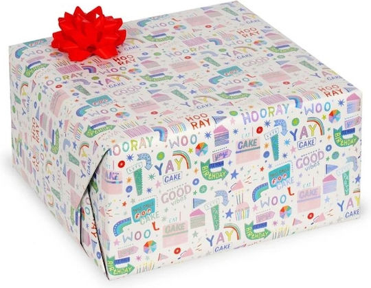 Legami Milano Happy Birthday Wrapping Paper for Gift 200cm