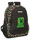 Safta Schulranzen Rucksack Kindergarten Schwarz 23l 32 x 16 x 44cm