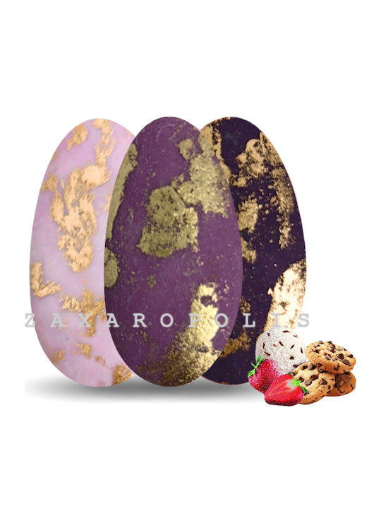 Zaxaropolis Migdale Choco Splash în Formă Clasică cu Gust de Ciocolată Violetă 1000gr