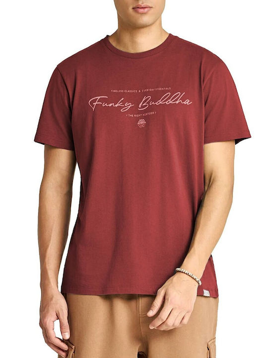 Funky Buddha T-shirt Καφέ