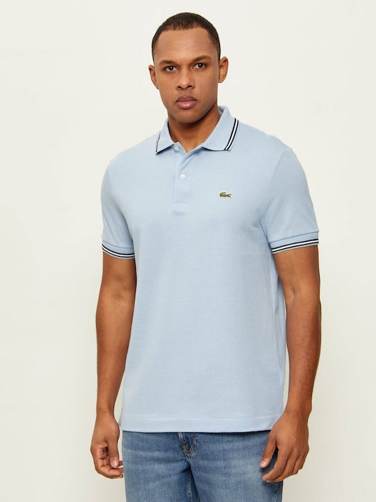 Lacoste Polo Μπλούζα Κοντομάνικη Γαλαζιο