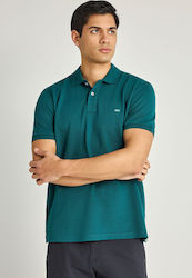 Funky Buddha Polo Shirt Petrol Blue