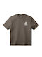 Off Wall T-Shirt Braun