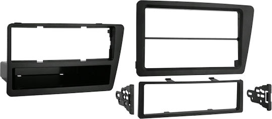 Πρόσοψη Honda Civic 2001 2005 2-din 1-din Πλαίσιο Ηχοσύστημα Ή Οθόνη Αυτοκινήτου 1din 2din Φιλέτο 1 2 Din Μαύρο