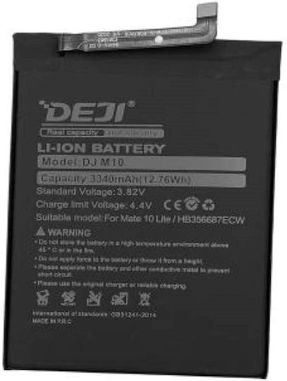 Deji Compatible Replacement Battery 3340mAh for Huawei Mate 10 Lite/p30 Lite/p Smart Plus/Honor 7X/Nova 3i