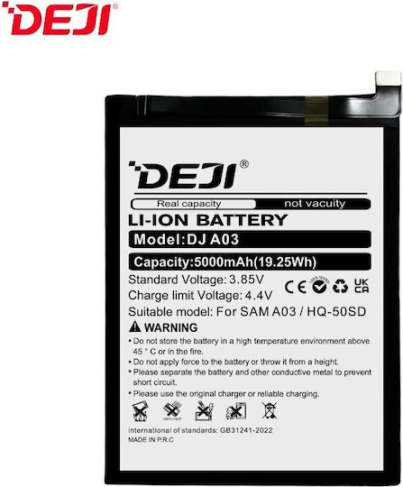 Deji Compatible Replacement Battery 4900mAh for Galaxy A03(a035f)/A14 4G (a145f)