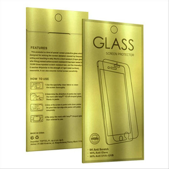 Samsung Tempered Glass Χρυσό (Galaxy M34Redmi 9A / 9AT / 9CHonor 9A)