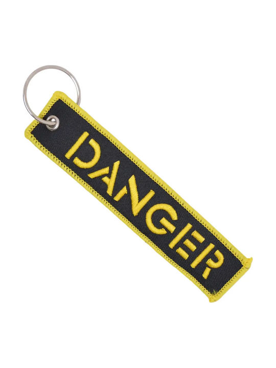 Μπρελόκ Υφασμάτινο Κέντημα Danger