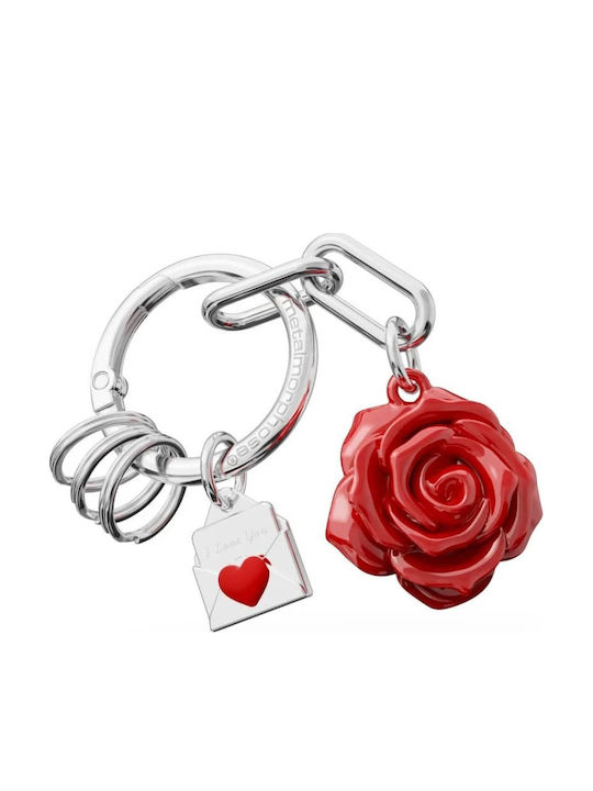 Metalmorphose Mtm386-01 Keychain Keyholder Bag Charm Nature Collection – Rose Letter