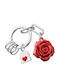 Metalmorphose Mtm386-01 Keychain Keyholder Bag Charm Nature Collection – Rose Letter