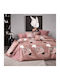 My Home Luxury Double Duvet Cover Set With 2 Pillowcases 220x240cm Multicolour