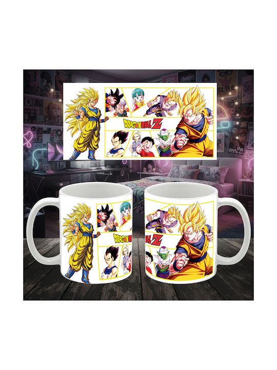 Λευκή Κούπα Anime Dragon Ball Z
