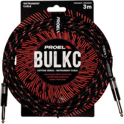 Proel BULK100CLU3BR 6,3 мм мъжки - 6,3 мм мъжки 3 м