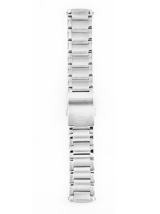 Tommy Hilfiger 679000244 Μεταλλικό Μπρασελέ Ασημί 23mm