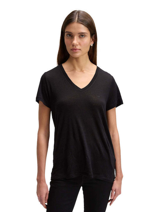 Damen T-Shirt Schwarz