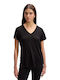 Damen T-Shirt Schwarz
