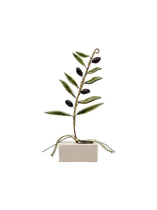 Rozos Keramics 17-968 Ceramică Decorativă Manuală Tematică Măslină 6x18