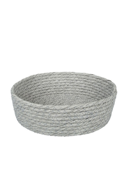 Espiel Coș Decorativ Din Rattan Gri 18x6x6cm