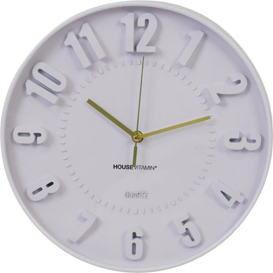 Housevitamin 3D Wall Clock Lilac