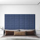 vidaXL Wall Bed Headboard 12 Pcs 30 x 15 cm Blu...