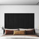 vidaXL Wall Mount Bed Headboard 12 Pieces Black...