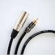 Cobra Cable XLR Male - RCA Male / XLR Male Black 1.5m 51623