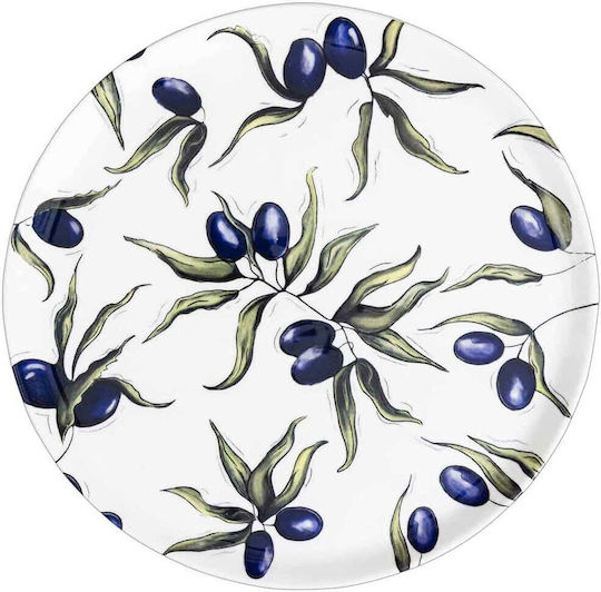 Hermia Ceramic Multicolour Serving Platter