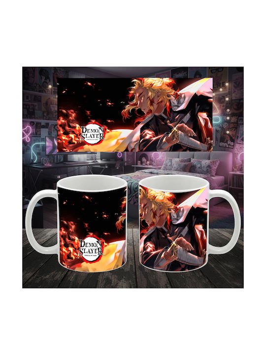 Λευκή Κούπα Anime Demon Slayer