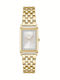 Lacoste Womens Battery Watch With Gold Metal Bracelet