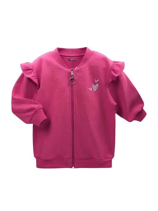 Nek Kids Wear Παιδική Ζακέτα Φούτερ Βαμβακερή M...