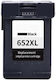 652xl Συμβατό Μελάνι Εκτυπωτή InkJet HP 652xl F6v25ae Μαύρο 1τμχ