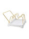 Metallisches Gold Geschirrabtropfer 20x16x16.5cm