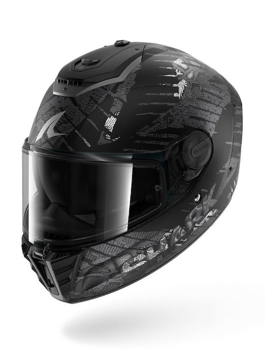 Shark Spartan RS Carbon Reptaia Matte Motorcycle Helmet Full Face ECE 22.06 with Pinlock and Sun Visor