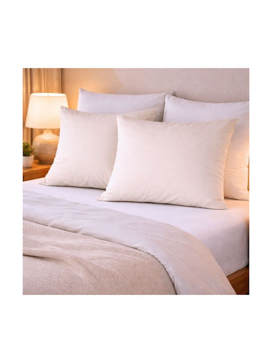 First Choice Σετ Μαξιλαροθήκες Cream 70x70εκ.