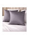 First Choice Set Pillowcases with Envelope Cover Gray 70x70cm