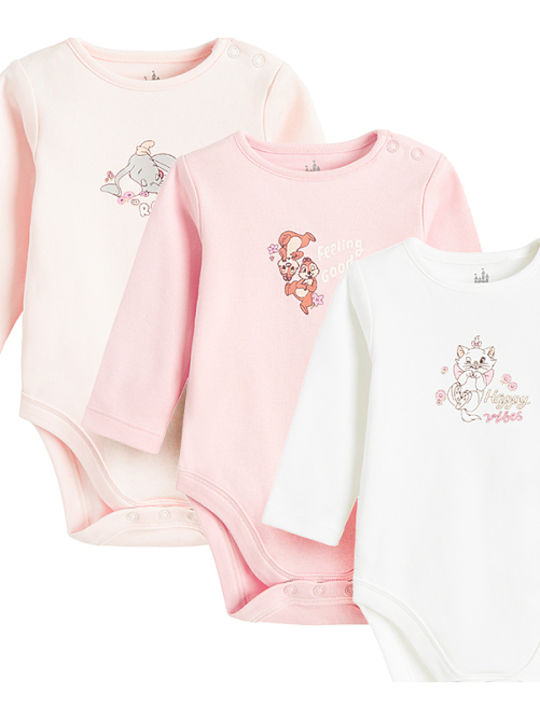 Cool Club Set Pink Onesies 3 Pieces