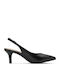 Pumps mit Riemen Schwarz