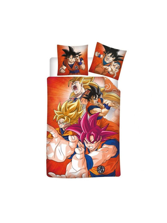 Aymax Dragon Ball Παιδική Παπλωματοθήκη Μονή Πολύχρωμη 140x200εκ.