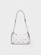 Mona Damen Schultertasche Weiß