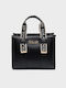 Kendra Women's Tote Bag Black / Light Gold