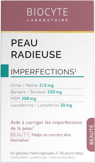 Biocyte Radiant Skin Imperfections Ειδικό Συμπλήρωμα Διατροφής 60 κάψουλες