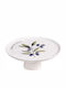 Hermia Ceramic Cake Stand With Stand Multicolour 10x30cm