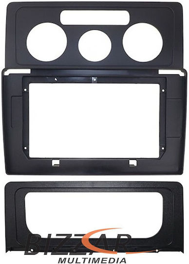 F-ct-vw1708 Volkswagen Caddy 2005-2014 10 Inch Screen Size DIN Fascia Panel Kit with Wiring and Canbus Box