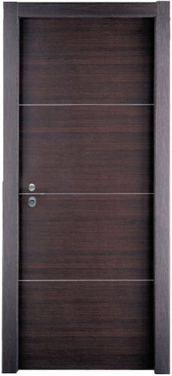Блиндирана Врата Епендюра Ламинат 3 Inox Kataskevastikh