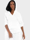 Women's Sweatshirt with Hood White
