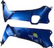 Interior Set Side Aprons Motorcycle for Honda Astrea Supra 100 Blue 2 Pieces