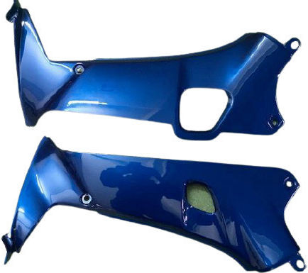 Interior Set Side Aprons Motorcycle for Honda Astrea Supra 100 Blue 2 Pieces